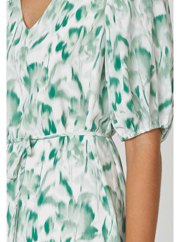 SisterS point Sukienka w kolorze zielono-białym