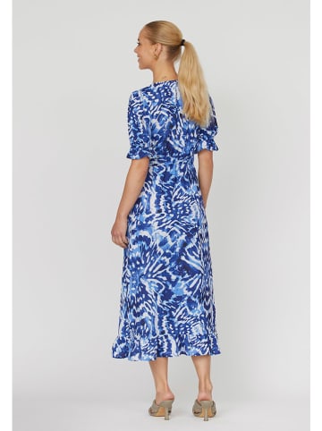 SisterS point Kleid in Blau/ Weiß