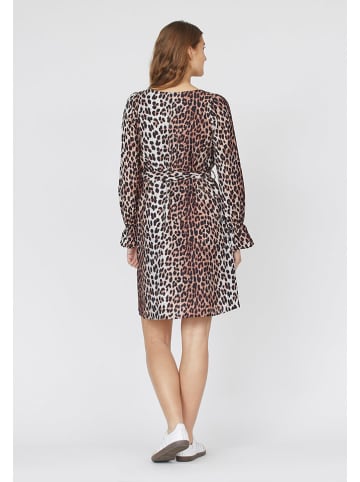 SisterS point Kleid in Braun/ Schwarz/ Weiß