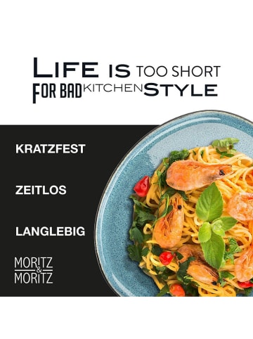 Moritz & Moritz 18-częściowy zestaw "Organic" w kolorze błękitnym