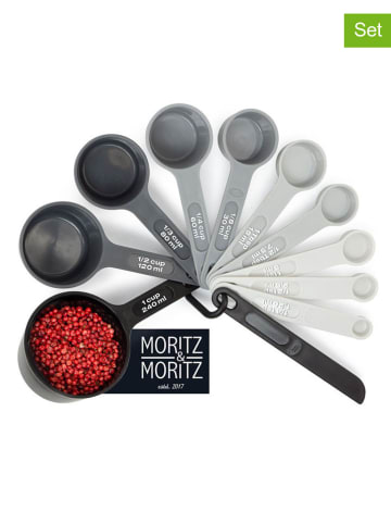 Moritz & Moritz Miarki (10 szt.) w kolorze szaro-jasnoszarym - dł. 19 cm