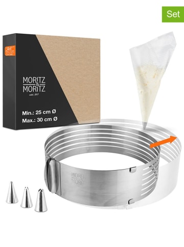 Moritz & Moritz 14-delige set: roestvrijstalen bakframes
