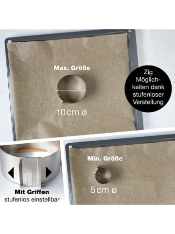 Moritz & Moritz 14-delige set: roestvrijstalen bakframes