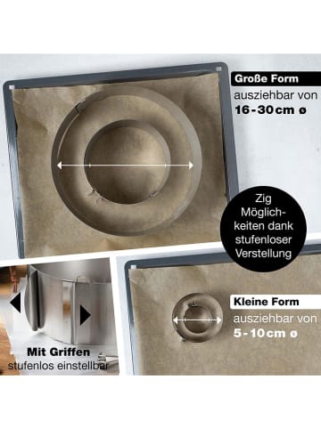 Moritz & Moritz 15-delige set: roestvrijstalen bakframes