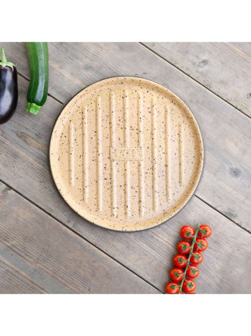 Römertopf Płyta w kolorze czarno-beżowym do grilla - Ø 32 cm