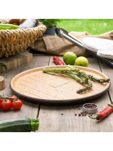 Römertopf Płyta w kolorze czarno-beżowym do grilla - Ø 32 cm