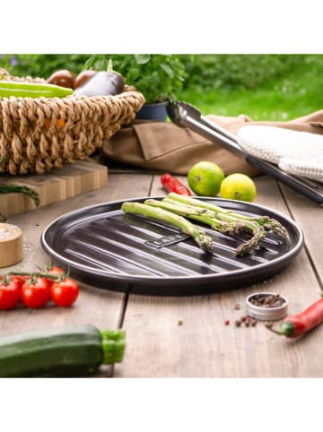 Römertopf Płyta grillowa w kolorze czarnym - Ø 32 cm