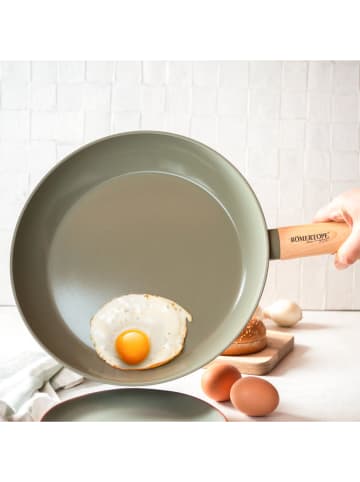 Römertopf Bratpfanne in Grün - Ø 30 cm