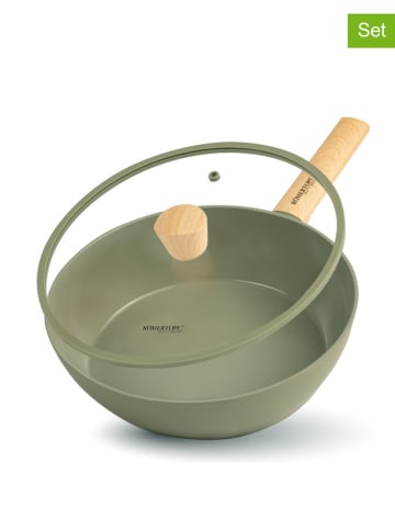 Römertopf 2-częściowy zestaw w kolorze zielonym - Ø 26 cm