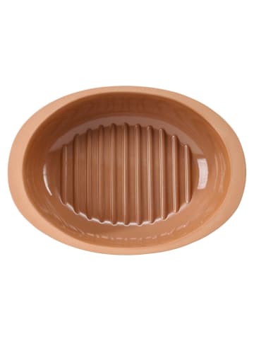 Römertopf 2-delige set: braadsledes terracotta - 3,5 l