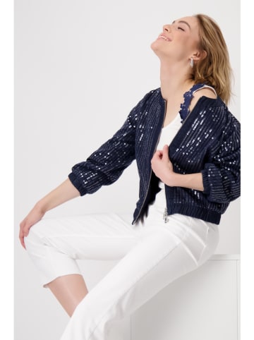 monari Spijkerjas donkerblauw