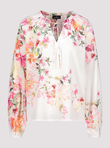 monari Bluse in Weiß/ Rosa