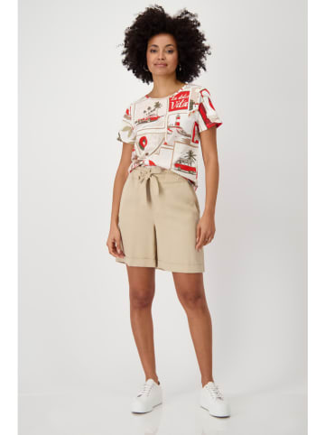 monari Shirt crème/rood