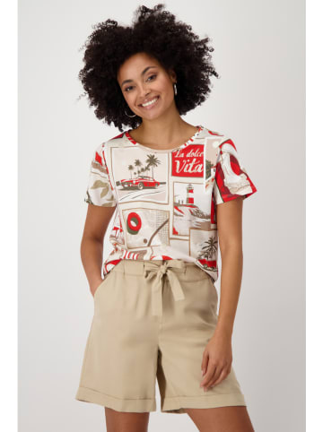 monari Shirt crème/rood