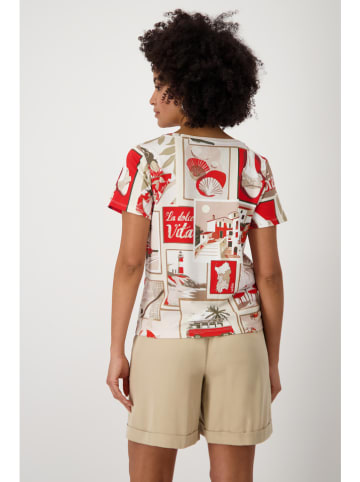 monari Shirt crème/rood