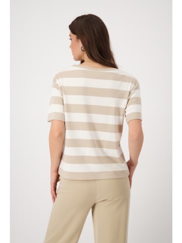 monari Shirt in Beige/ Weiß