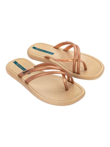 Ipanema Japonki w kolorze złoto-beżowym