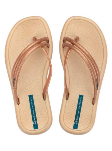 Ipanema Zehentrenner in Beige/ Gold