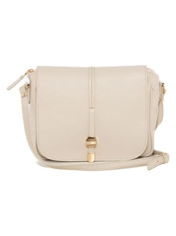 Pia Sassi Leren schoudertas "Monte Avella" beige - (B)25 x (H)23 x (D)7 cm