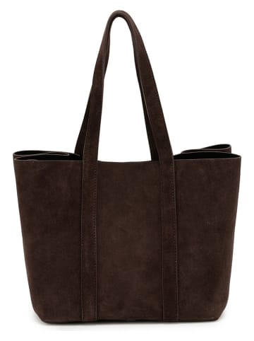 Mia Tomazzi Shopper "Belisario" bruin - (B)48 x (H)25 x (D)15 cm