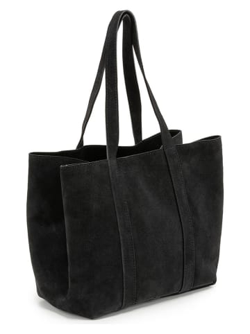 Mia Tomazzi Shopper "Belisario" in Schwarz - (B)48 x (H)25 x (T)15 cm