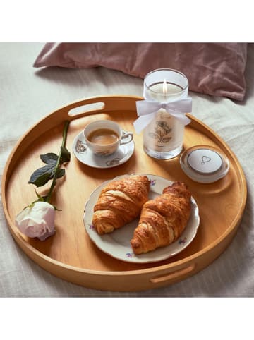 Juwelkerze Świeca zapachowa "Morning Rose" z bransoletką - 400 g
