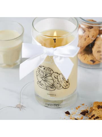 Juwelkerze Świeca zapachowa "Cookies & Cream" z bransoletką - 400 g