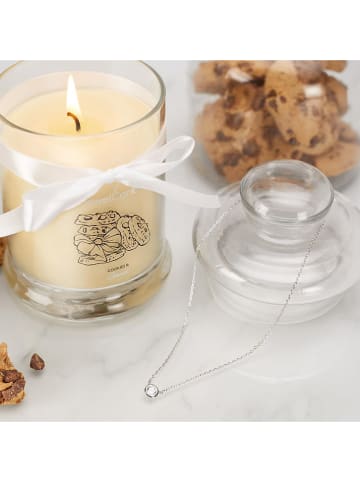 Juwelkerze Świeca zapachowa "Cookies & Cream" z naszyjnikiem - 250 g