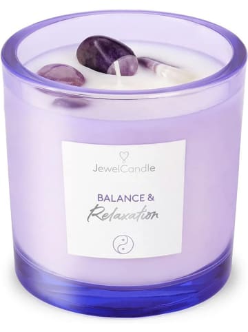 Juwelkerze Duftkerze mit Edelsteinen "Balance & Relaxation" - 330 g