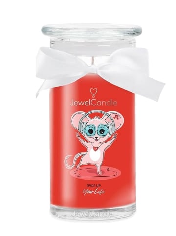 Juwelkerze Duftkerze mit Armkette "Spice Up Your Life" - 400 g