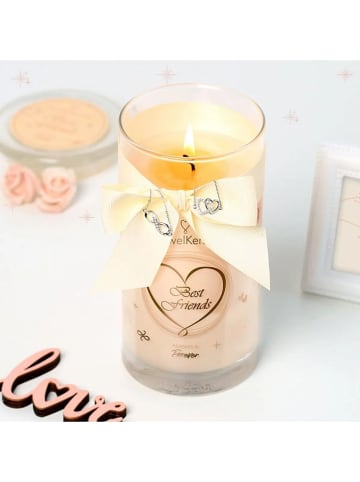 Juwelkerze Duftkerze mit Armkette "Best Friends" - 400 g