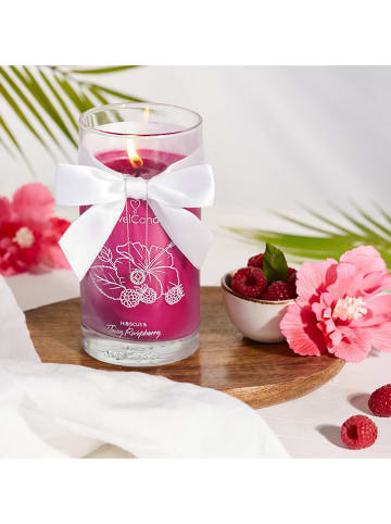 Juwelkerze Świeca zapachowa "Hibiscus & Juicy Raspberry" z naszyjnikiem - 400 g
