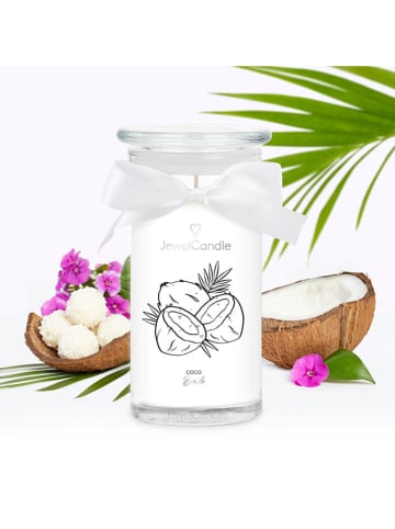 Juwelkerze Duftkerze mit Ohrringen "Coco Bonito" - 400 g