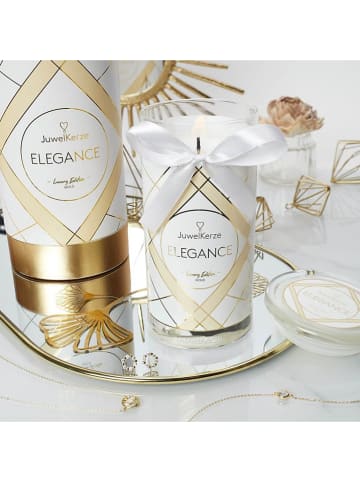 Juwelkerze Świeca zapachowa "Elegance" z kolczykami - 400 g