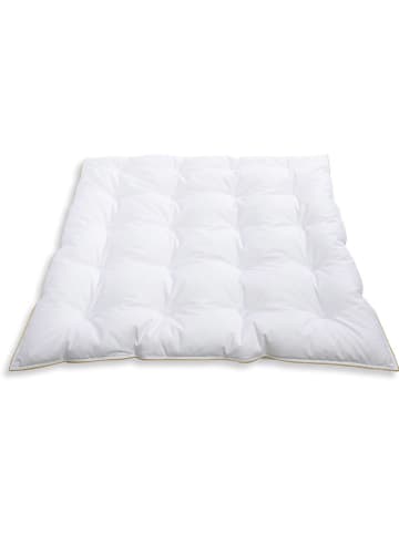Frau Holle Letnia kasetowa kołdra puchowa "Kids" w kolorze białym