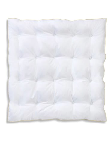 Frau Holle Całoroczna pikowana kołdra puchowa "Kids" w kolorze białym