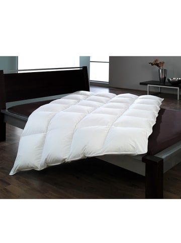 Böhmerwald Kasetowa kołdra puchowa "Dream Edition - Normal" w kolorze białym