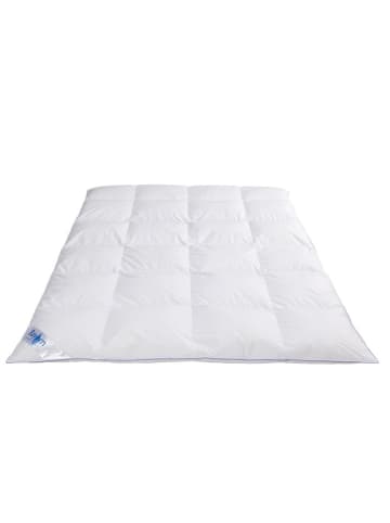 Böhmerwald Daunen-Kassettenstegdecke "Bayern" in Weiß