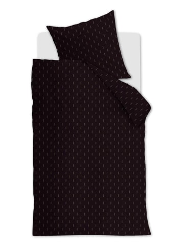 Beddinghouse Satijnen beddengoedset "Crops" donkerrood