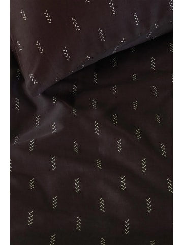 Beddinghouse Komplet pościeli satynowej "Crops" w kolorze ciemnoczerwonym