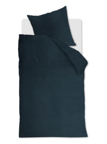 Beddinghouse Satijnen beddengoedset "Earth" donkerblauw