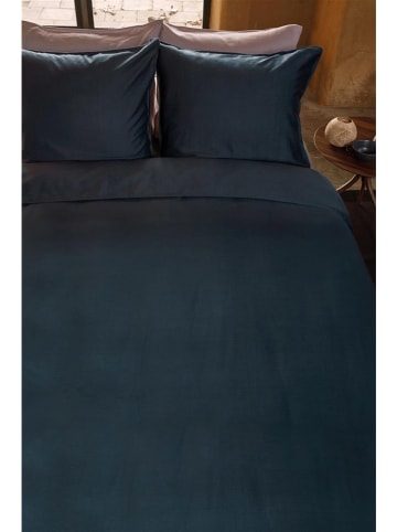 Beddinghouse Satijnen beddengoedset "Earth" donkerblauw
