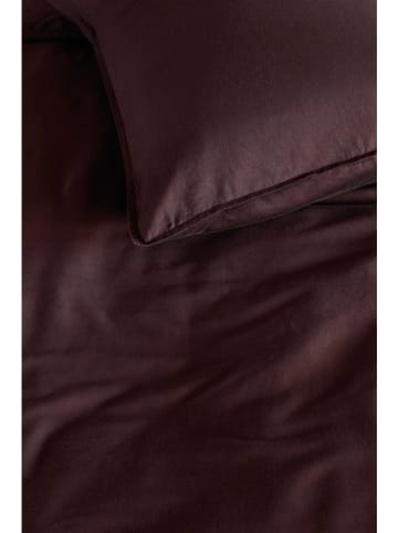 Beddinghouse Satijnen beddengoedset "Earth" donkerrood