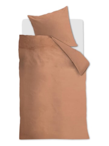 Beddinghouse Satin-Bettwäsche-Set "Earth" in Orange