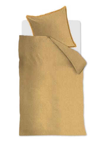 Beddinghouse Beddengoedset "Natural Stone Fraying" geel