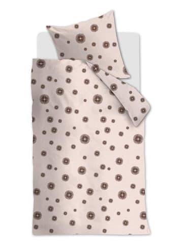 Beddinghouse Bettwäsche-Set "Starshine" in Creme/ Braun