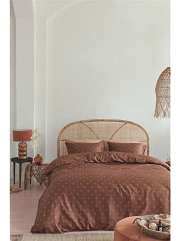 Beddinghouse Satijnen beddengoedset "Sticking Dots" oranje