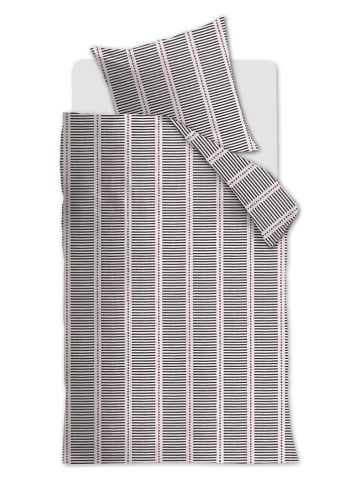 Beddinghouse Beddengoedset ''Stip and Stripe'' crème/grijs