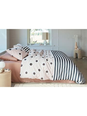 Beddinghouse Bettwäsche-Set "Stripe and Eye" in Creme/ Schwarz