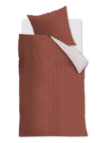 Beddinghouse Beddengoedset "Striped Hearts" oranje